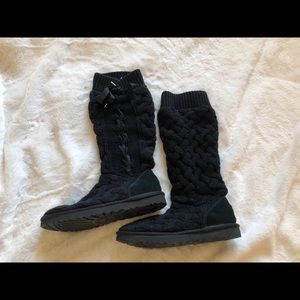 Ugg boots with lace up sides